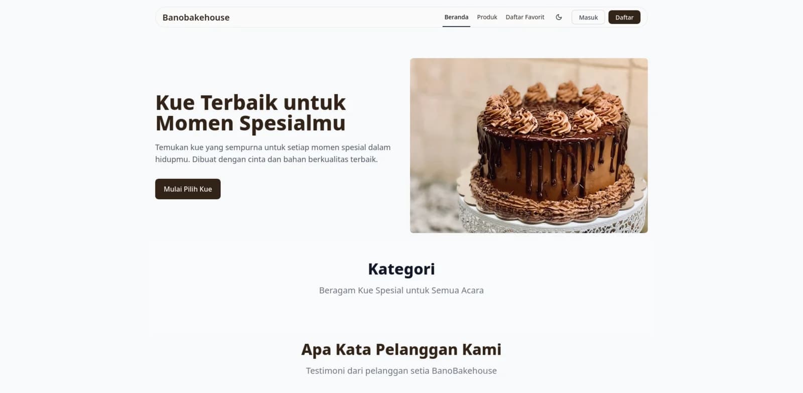 Banobakehouse project preview
